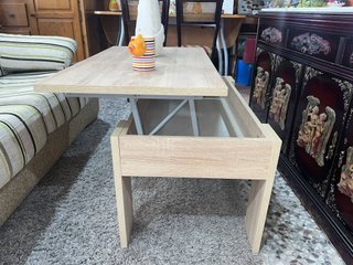MESA DE CENTRO ELEVABLE