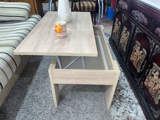 MESA DE CENTRO ELEVABLE