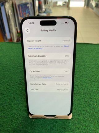 iPhone 15 128GB Negro Batería 94%