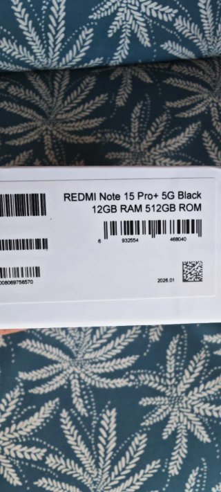 Xiaomi Redmi Note 15 Pro+ 12gb RAM 512GB