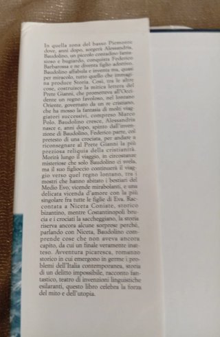 Libro Baudolino di Umberto Eco