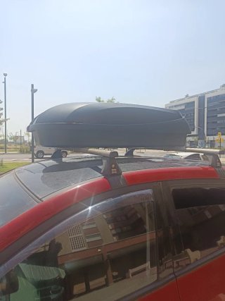Baúl portaequipajes techo coche