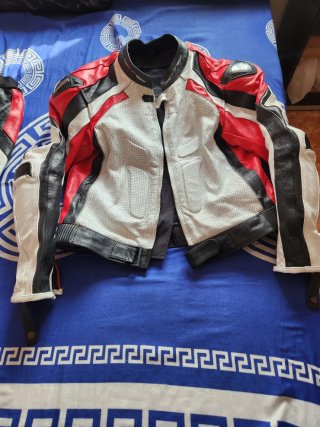Traje moto 2 piezas Chaqueta L Pantalón M