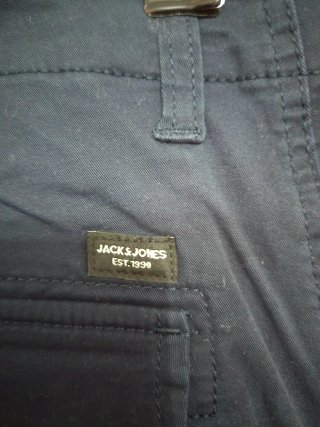 Pantalón Cargo Azul Marino