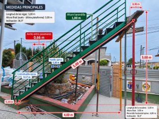 Escalera de hierro