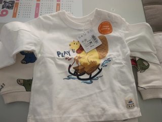 Sudadera bebé estampada granja