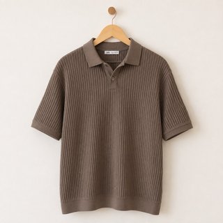 Polo Zara de punto Talla L
