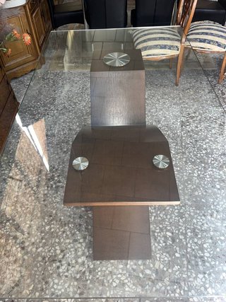 MESA DE COMEDOR CON CRISTAL