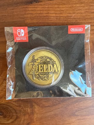 Moneda Zelda Tears of the Kingdom PRECINTADA