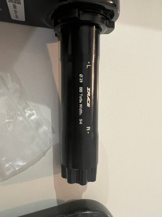 Guarnitura ZRACE Carbonio 165mm 50T+34T DUB