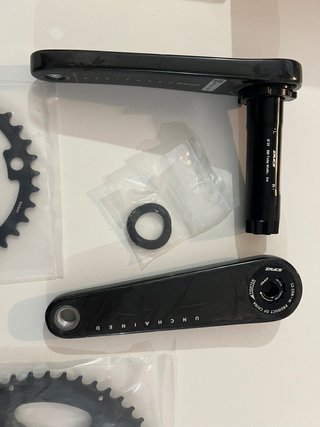 Guarnitura ZRACE Carbonio 165mm 50T+34T DUB