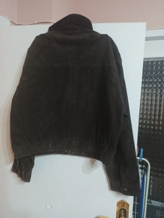 Cazadora de piel bomber de parfois talla L
