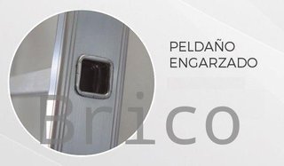 Escalera Aluminio 3x9 - 2,5+2,5+2,5 M - 66x25mm
