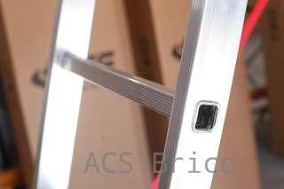 Escalera Aluminio 3x9 - 2,5+2,5+2,5 M - 66x25mm