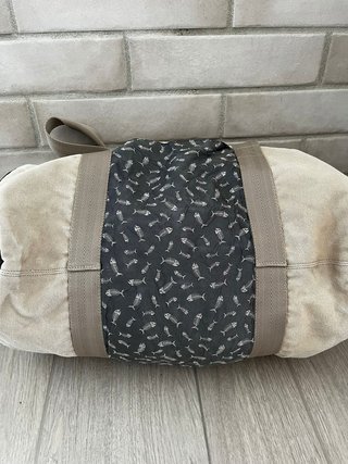 Bolsa de viaje UNISEX lona tostada efecto desgaste