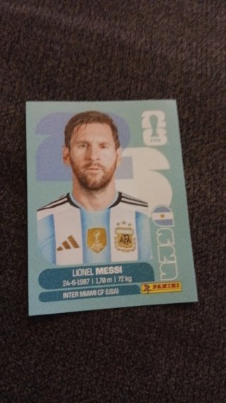 Cromo Lionel Messi Inter Miami CF