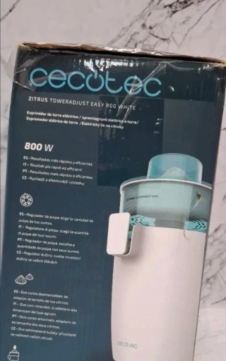 Exprimidor Cecotec zitrus Towerajust easy 800white