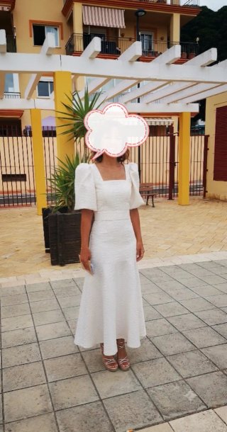Vestido blanco comunión/boda civil