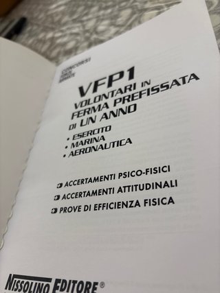 VFP1 Volontari in ferma prefissata di un anno. ...