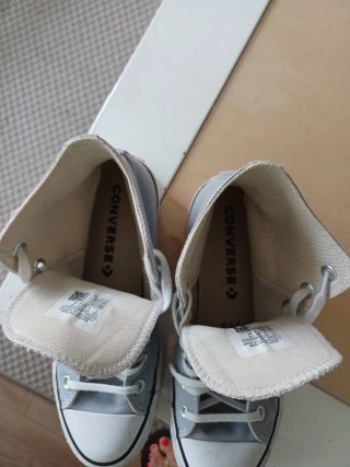 Converse Plataforma Talla 37.5 Gris