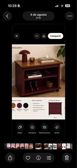 Mueble Hi-Fi Vintage Tocadiscos Vinilos
