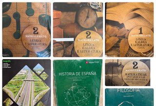 Libros segundo bachillerato Galicia