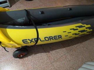 KAYAK HINCHABLE EXPLORER K2 INTEX + carrito