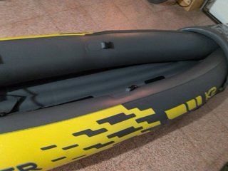 KAYAK HINCHABLE EXPLORER K2 INTEX + carrito