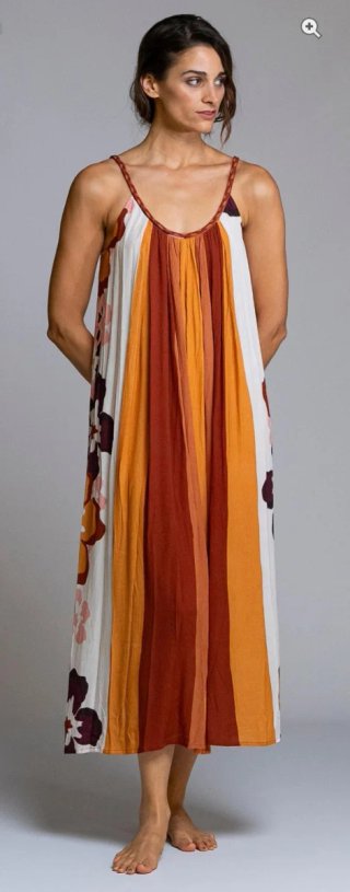 Vestido largo Señoretta multicolor