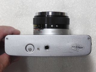 Cámara Konica EE-Matic Deluxe Plata/Negra