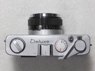Cámara Konica EE-Matic Deluxe Plata/Negra