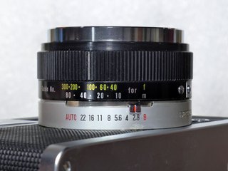 Cámara Konica EE-Matic Deluxe Plata/Negra