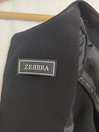 Vestido negro Zebbra con lazo satén (fiesta)