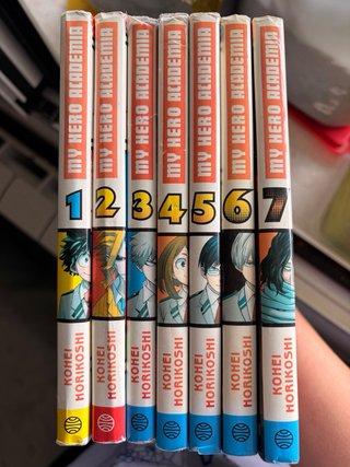 Lote Manga My hero academia 1-7 Boku No Hero