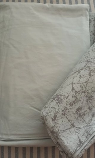 Funda nórdica diseño abstracto gris