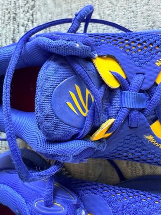 Zapatillas Baloncesto Curry Splash 24 Azul/Amarill