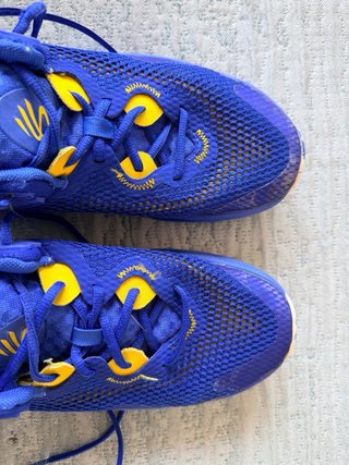 Zapatillas Baloncesto Curry Splash 24 Azul/Amarill