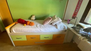 Dormitorio juvenil con cajones