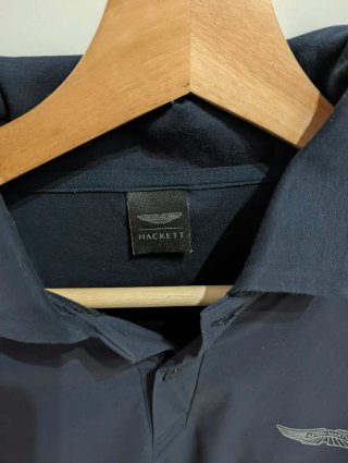 Polo Hackett Aston Martin Talla M Azul