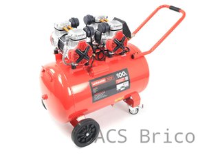 Compresor de Aire Silencioso con LCD 100L - 4 Hp - 09350 - Mader