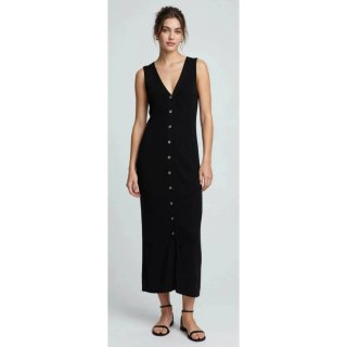 Vestido/Chaleco de punto negro