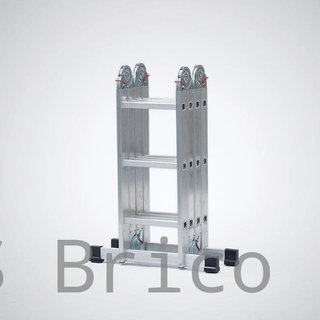 Escalera Multiflex Aluminio Profesional 4x3 Peldaños