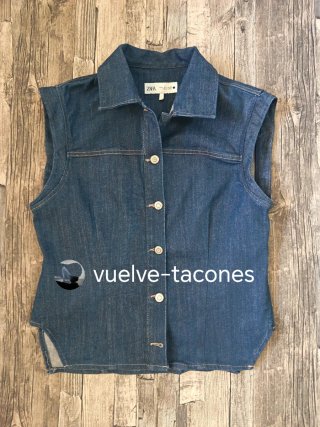 Camisa denim ♡ ZARA * Talla L