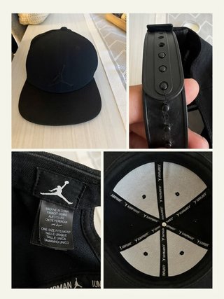 Gorra Jordan Negra Snapback