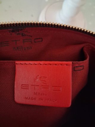 Bolso Etro Paisley Marrón Naranja