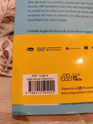 Libro La lección de August - Wonder