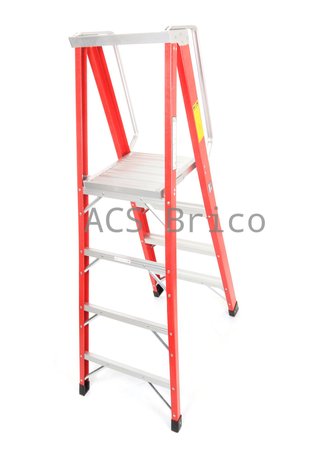 Escalera Fibra Tijera 2x4 - 1,14 Metros - 10400 - Mader