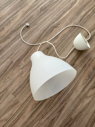 Lámpara colgante blanca