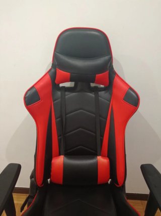 Silla Gamer Negra y Roja