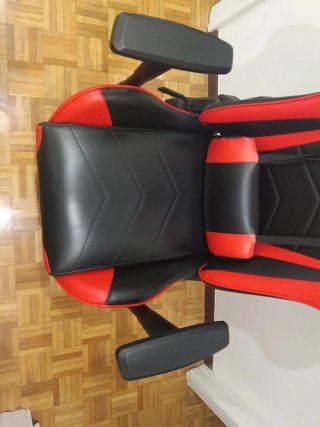 Silla Gamer Negra y Roja